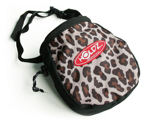 chalk bag - leopard skin